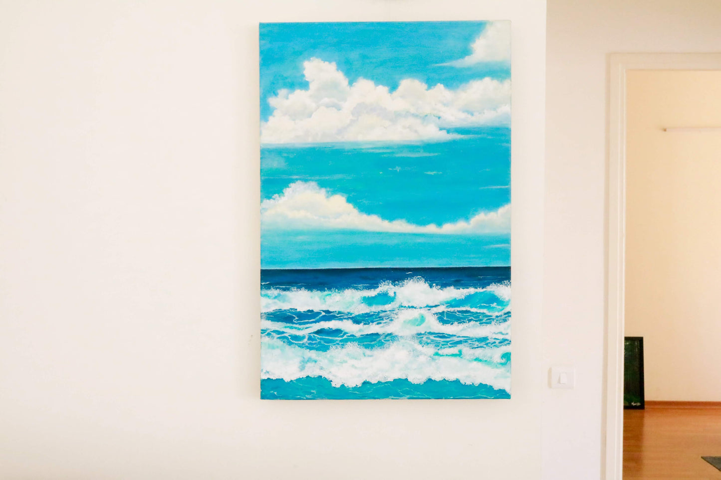 Ocean Whispers | Breathe Deep. Flow Free. Bring the Ocean Home | Original Acrylic Painting Prints