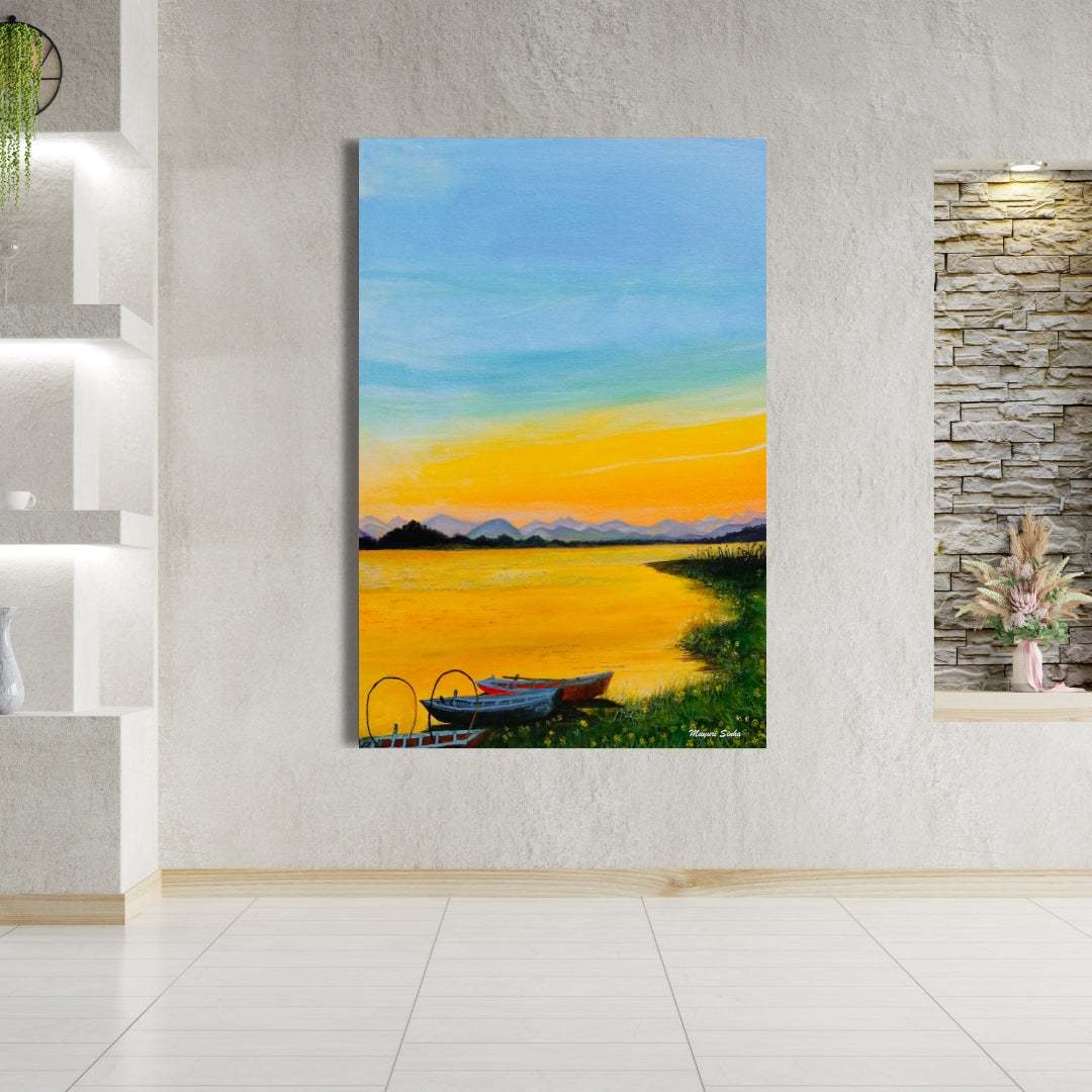 Bring Home the Hills of Patratu | Original Acrylic Painting Prints