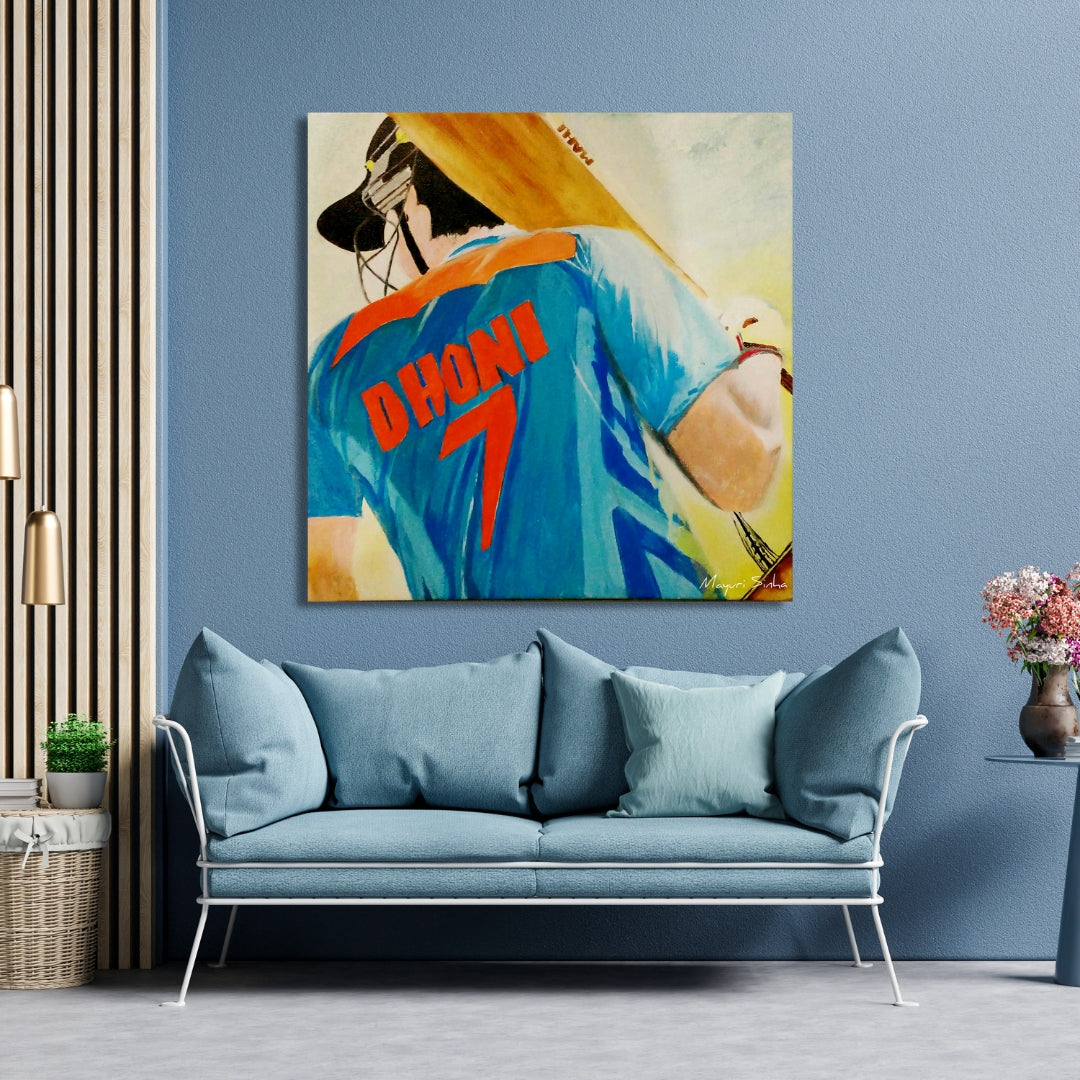MSD – The Finisher | Stay Calm, Finish Strong | Original Acrylic Painting Prints