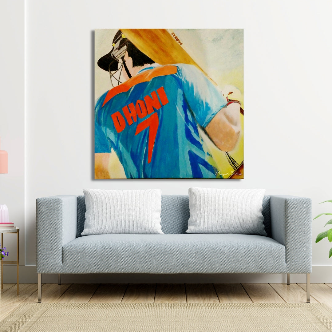 MSD – The Finisher | Stay Calm, Finish Strong | Original Acrylic Painting Prints