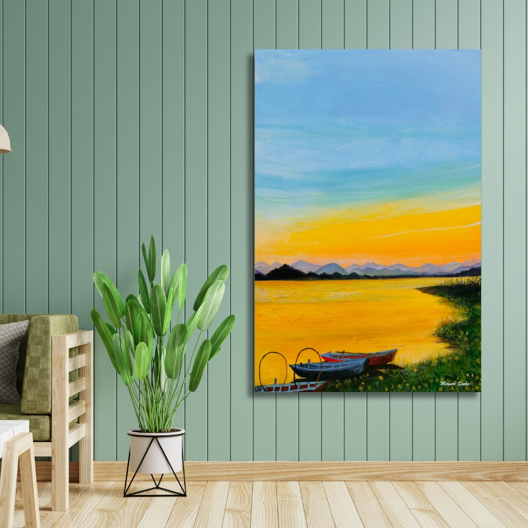 Bring Home the Hills of Patratu | Original Acrylic Painting Prints