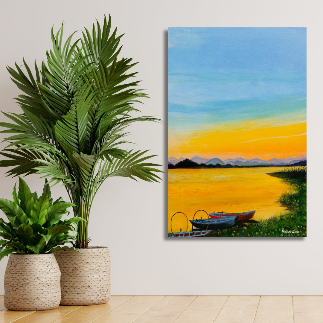 Bring Home the Hills of Patratu | Original Acrylic Painting Prints