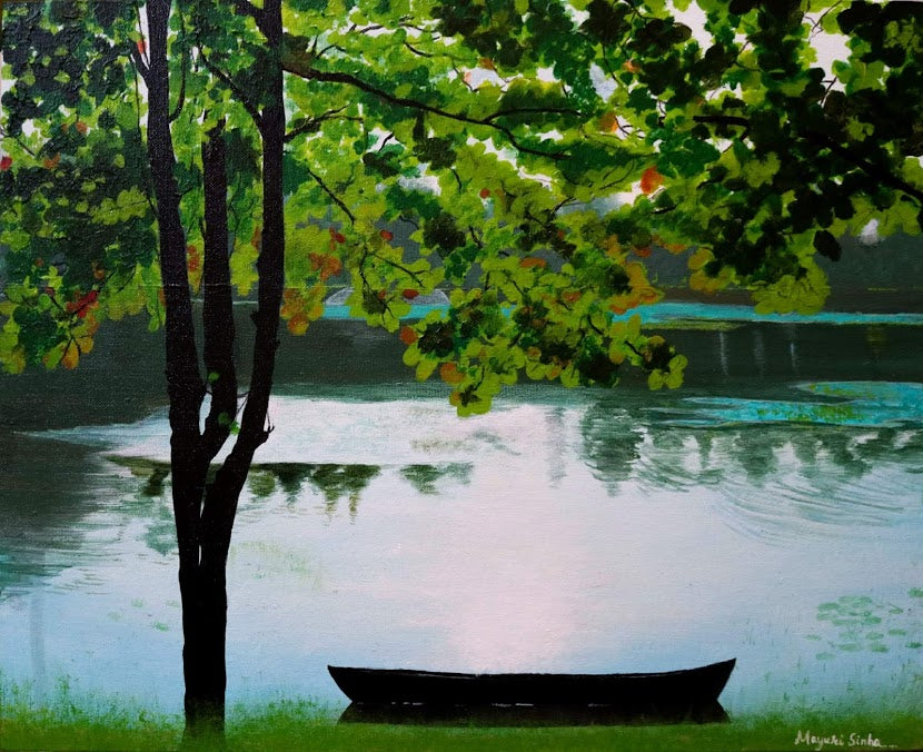 Carry the Calm of Lake into Your Home | Original Acrylic Painting Prints