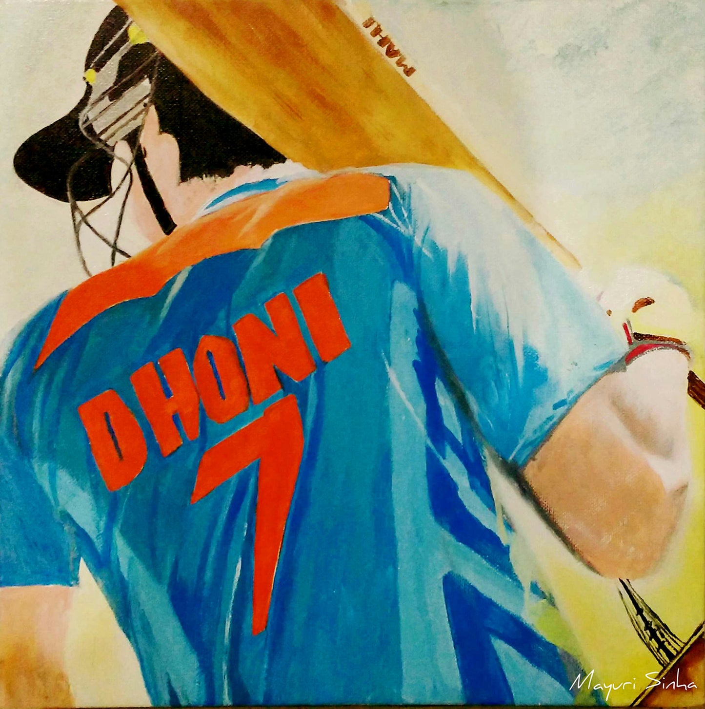 MSD – The Finisher | Stay Calm, Finish Strong | Original Acrylic Painting Prints