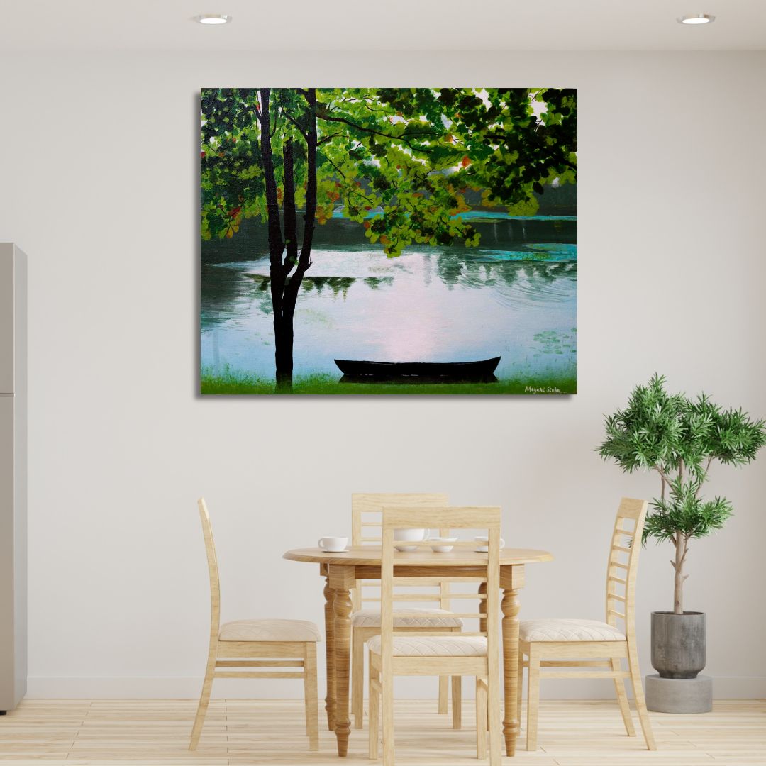 Carry the Calm of Lake into Your Home |  Original Acrylic Painting Prints