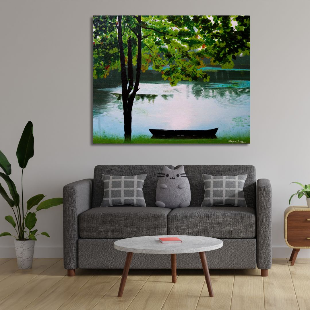 Carry the Calm of Lake into Your Home |  Original Acrylic Painting Prints