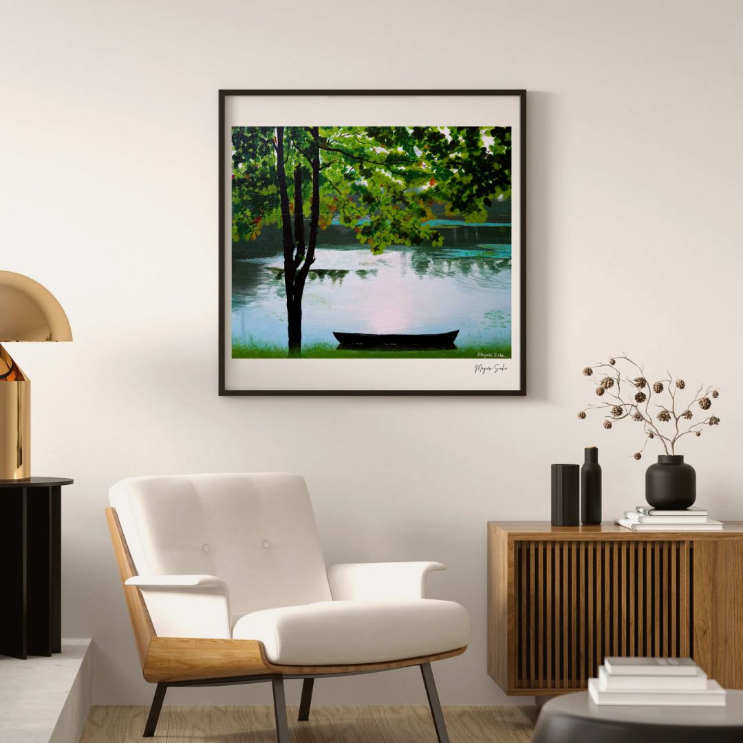 Carry the Calm of Lake into Your Home |  Original Acrylic Painting Prints
